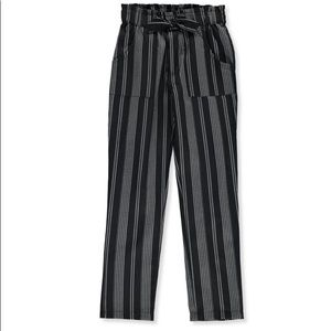 Star Ride Girls striped patch pocket pants 10-12